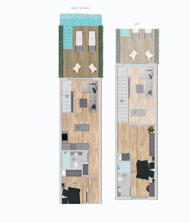 2+1 Pool House