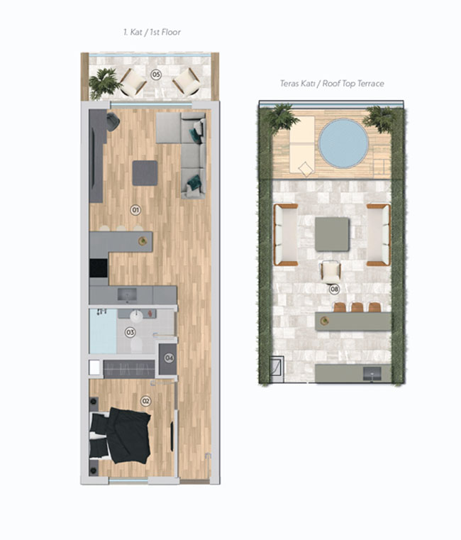 1+1 Penthouse