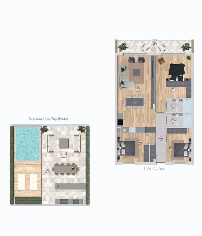 3+1 Penthouse Suit